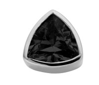 Enchanted triangle zirkonia black