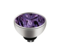 Melano Twisted zetting zirkonia purple 6 mm