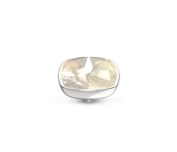 Melano twisted zetting circular white opal