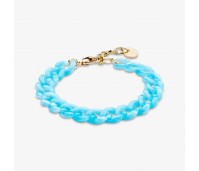 Liet & Joliet armband acryl zacht blauw