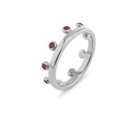 Melano friends Unite ring Zita rec. smoked topaz