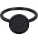 Charmins steel ring sanded circle black R383