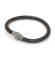Qudo Sempre armband zwart gunmetal