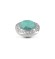 Melano Vivid zetting border CZ amazonite