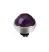 Melano Twisted zetting gem stone amethyst 6 mm