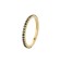 Melano Friends ring Sade CZ black gold
