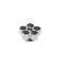 Melano Twisted zetting frozen star CZ black