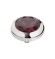 Melano Vivid zetting zirkonia burgundy 5 mm