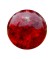Flow glas cracked dark red