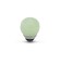 Melano Twisted zetting CZ ball facet soft green