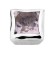 Enchanted bracelet element square pink amethyst facet silver rhodium