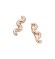 Melano Friends oorbellen Crinkle rose gold