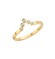 Melano Friends rings pointed CZ gold