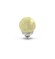 Melano gemstone bal facet honey jade