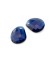 Kosmic by Melano shaped facet oorbel hanger retro blue