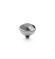Qudo Interchangeable top Bottone 10 mm light chrome