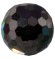 Melano Cateye stone zirkonia facet black