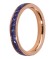 Melano Stainless Steel aanschuifring rose gold sapphire