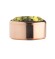 Melano Stainless Steel zetting rose rond zirkonia lime