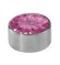 Melano Stainless Steel zetting rond zirkonia pink