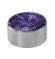 Melano Stainless Steel zetting rond zirkonia purple
