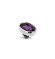 Melano Twisted zetting Misty CZ stone purple