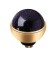 Melano Twisted zetting gem stone purple goldstone 8 mm