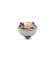 Melano Twisted zetting ribbed halo champagne