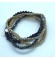 Biba armbanden set 29 oker & blue
