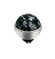 Melano Twisted zetting gem stone snowflake obsidian 6 mm