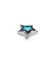 Qudo Interchangeable top Stellar bermuda blue