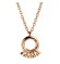 Melano Twisted collier Tasha rose gold