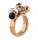 Melano Twisted ring Tess rose gold
