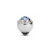 Melano Twisted zetting ball CZ jeans blue