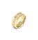 Melano Twisted ring flat basic CZ gold