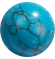 Melano Cateye semi precious stone balletje turquoise