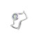 Melano Vivid ring Viona stainless steel