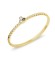 Melano Twisted armband Wave CZ gold