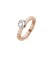 Melano Twisted ring wave rose gold