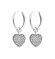 Biba oorbellen zilver WE-9638