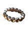 Sample Melano friends ring BIG wave CZ champagne stainless steel maat 56