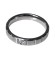 Sample Melano Friends ring ribbed CZ stainless steel maat 57
