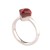 Melano Cubic ring stainless steel 