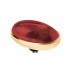 Melano Twisted zetting oval china red