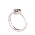 Melano Cubic ring stainless steel 