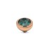 Twisted zetting brilliant halo crystal pine green