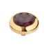 Melano Vivid zetting zirkonia burgundy 5 mm