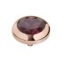 Melano Vivid zetting zirkonia burgundy 5 mm
