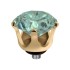 Melano Twisted zetting crown turquoise