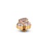 Melano Twisted zetting Trinity diamond light pink